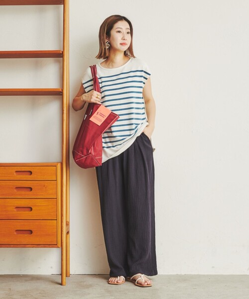 PARROTT CANVAS(パロットキャンバス)の「PARROTT CANVAS(パロットキャンバス)別注トートバッグFW(トートバッグ・レディース・ナチュラル/ダークグリーン/ワインレッド/オレンジ・FREE)」の12枚目の写真