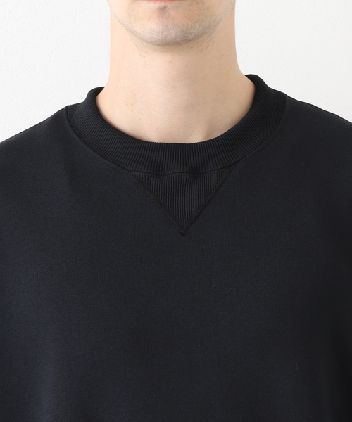 WISM（ウィズム）の「【PSEUDOS / シュードス】PLAIN CREW NECK SWEATSHIRT LS（スウェット・メンズ・ブラック/チャコールグレー・MEDIUM/SMALL）」の7枚目の写真