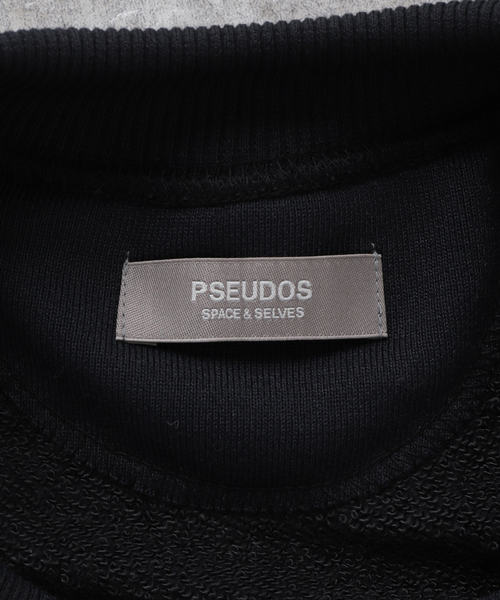 WISM（ウィズム）の「【PSEUDOS / シュードス】PLAIN CREW NECK SWEATSHIRT LS（スウェット・メンズ・ブラック/チャコールグレー・MEDIUM/SMALL）」の16枚目の写真