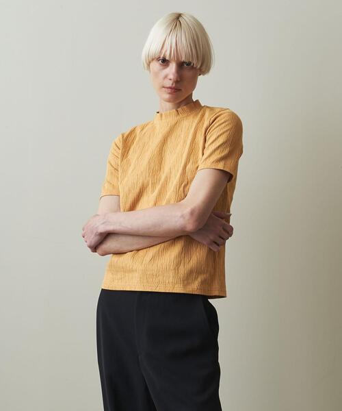 トップス < Steven Alan > COTTON SHORT SLEEVE KNIT Steven Alan Acetate Cotton Sweater Short Sleeve knit Light