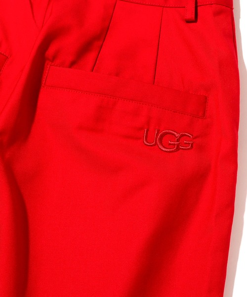UGG 赤 ワイドパンツ