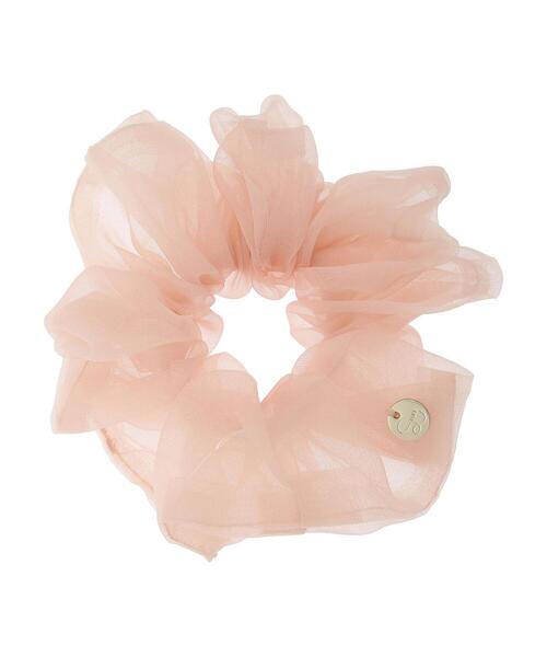 SLURR（スラ―）の「オーガンジーシュシュ&ヘアカフセット（シュシュ・レディース・ピンク/アイボリー/グレイッシュベージュ・FREE）」の12枚目の写真