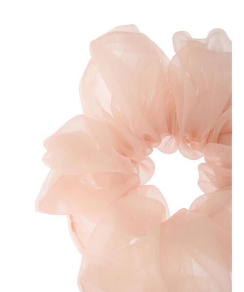 SLURR（スラ―）の「オーガンジーシュシュ&ヘアカフセット（シュシュ・レディース・ピンク/アイボリー/グレイッシュベージュ・FREE）」の13枚目の写真