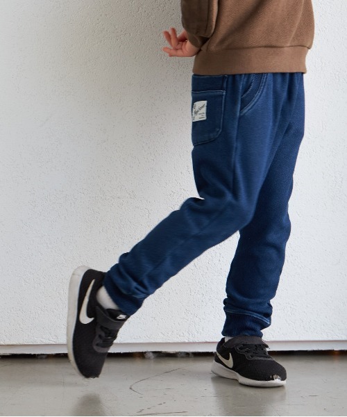 MAKE YOUR DAY（メイクユアデイ）の「裏シャギージョガーパンツ■80～140cm（スウェットパンツ・キッズ・ネイビー/ブラウン/ブルー/グレー・80/90/100/110/120/130/140）」の17枚目の写真