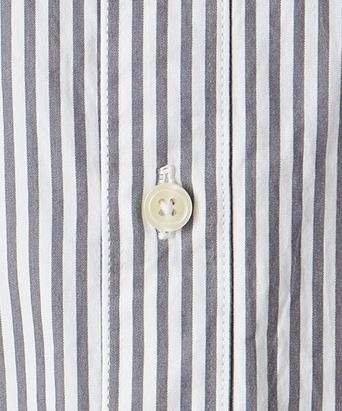 SHIPS（シップス）の「SHIPS: japan quality リラックスフィット ストライプ バンドカラーシャツ（シャツ/ブラウス・メンズ・ブラウン/グレー/ロイヤルブルー・SMALL/MEDIUM/LARGE/X-LARGE）」の22枚目の写真