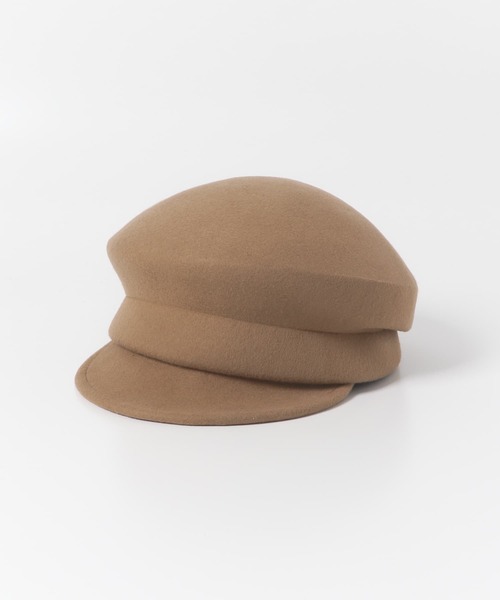 URBAN RESEARCH(アーバンリサーチ)の「フェルトキャスケット(キャスケット・レディース・ブラック/ダークブラウン/ベージュ・-)」の6枚目の写真