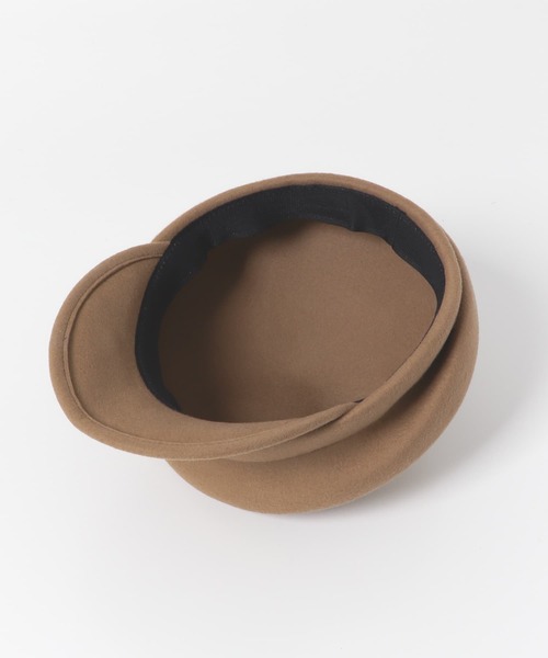 URBAN RESEARCH(アーバンリサーチ)の「フェルトキャスケット(キャスケット・レディース・ブラック/ダークブラウン/ベージュ・-)」の4枚目の写真