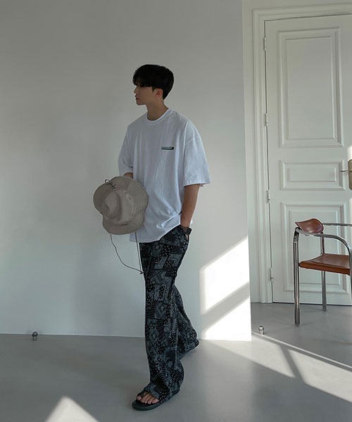 ASCLO（エジュクロ）の「ASCLO  Ash Paisley Pants（その他パンツ・メンズ・ブラック・FREE）」の4枚目の写真