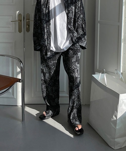 ASCLO（エジュクロ）の「ASCLO  Ash Paisley Pants（その他パンツ・メンズ・ブラック・FREE）」の19枚目の写真