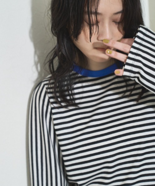tシャツ ギャザースリーブボーダーカットソー レディース 楽天市場】【KEYUCA公式店】ケユカ ギャザースリーブボーダーT