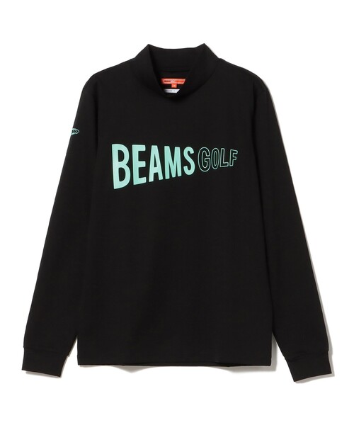 BEAMS GOLF ORANGE LABEL / ポンチ ロングスリーブ モックネックシャツ