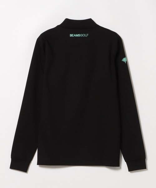 BEAMS GOLF ORANGE LABEL / ポンチ ロングスリーブ モックネックシャツ