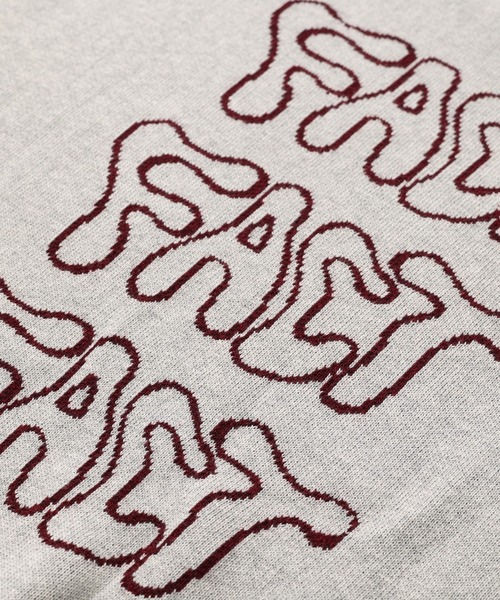 WHO'S WHO gallery（フーズフーギャラリー）の「COOPER FACTスカルスケートニット（ニット/セーター・メンズ・アッシュグレー/ブラック/チャコール・FREE）」の20枚目の写真