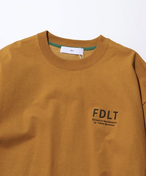 FIDELITY（フィデリティ）の「N/C EMBROIDERY L/S T-SHIRT / ワンポイント 刺繍 ロンT（Tシャツ/カットソー・メンズ・ダークグリーン/マスタード/オフホワイト/チャコール・MEDIUM/LARGE）」の22枚目の写真