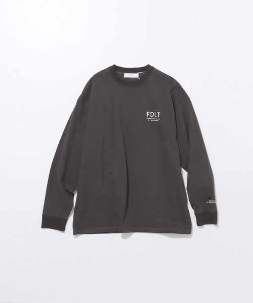 FIDELITY（フィデリティ）の「N/C EMBROIDERY L/S T-SHIRT / ワンポイント 刺繍 ロンT（Tシャツ/カットソー・メンズ・ダークグリーン/マスタード/オフホワイト/チャコール・MEDIUM/LARGE）」の19枚目の写真