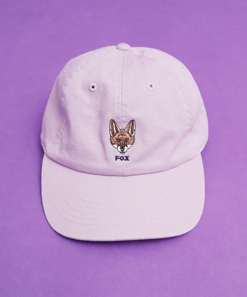 didizizi（ディディジジ）の「キツネ刺繍キャップ（キャップ・レディース・ブラック/ベージュ/パープル・FREE）」の5枚目の写真