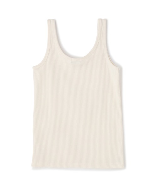 FREE'S MART（フリーズマート）の「テレコタンクトップ（タンクトップ・レディース・ホワイト/ブラック/ブラウン・FREE）」の4枚目の写真