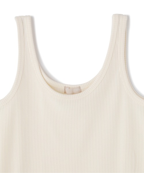 FREE'S MART（フリーズマート）の「テレコタンクトップ（タンクトップ・レディース・ホワイト/ブラック/ブラウン・FREE）」の8枚目の写真