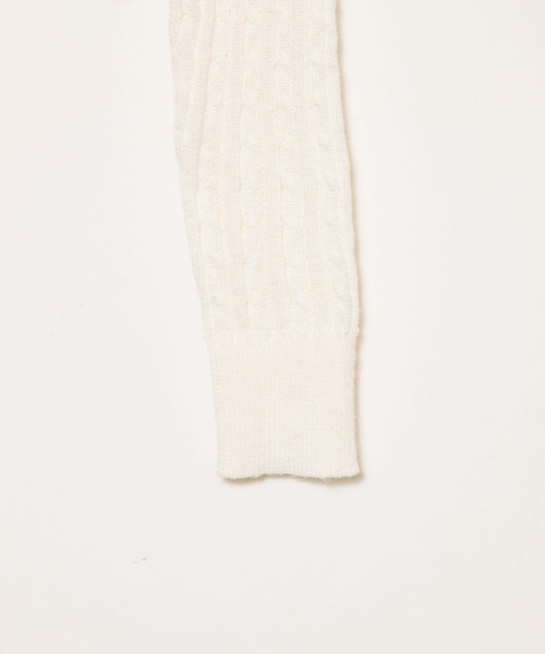 WEGO（ウィゴー）の「WEGO/ケーブルショートニット（ニット/セーター・レディース・オフホワイト/サックスブルー・FREE）」の15枚目の写真