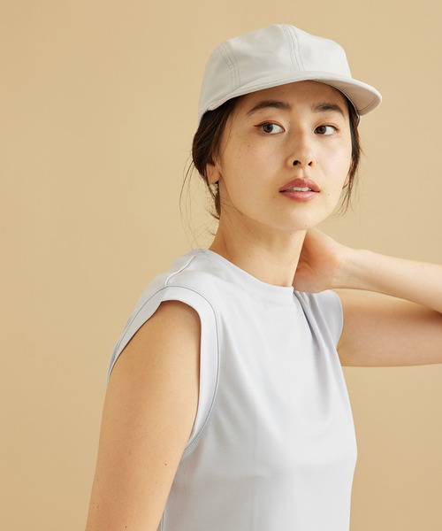 完売品　【agnes b.×NERGY】撥水 ランニングキャップ　黒 楽天市場】【agnes b.×NERGY】撥水 ランニングキャップ