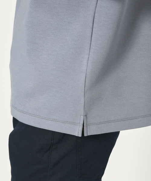 ABAHOUSE GRAY(アバハウスグレイ)の「シルキー モックネック 長袖 Tシャツ(Tシャツ/カットソー・メンズ・ホワイト/ブラック/モカ/グレイッシュベージュ/グレイッシュブルー・46/48)」の13枚目の写真
