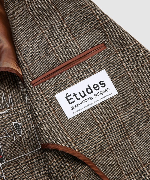 ETUDES(エチュード)の「PLANE RESPO CHECK BLACK BROWN(テーラードジャケット・メンズ・ブラウン・46/48)」の4枚目の写真