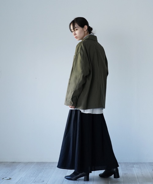 U.S. POLO ASSN.（ユーエスポロアッスン）の「U.S. POLO ASSN. / ユーエスポロアッスン 別注 コラボ  コットン ワーク カバーオール（カバーオール・メンズ・カーキ/ブラック/チャコールグレー/ベージュ・LARGE/MEDIUM）」の19枚目の写真