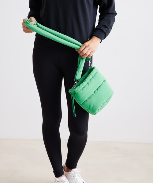 NERGY（ナージー）の「ボンバーポシェット（ショルダーバッグ・レディース・ブラック/ダークブラウン/グリーン・FREE）」の3枚目の写真