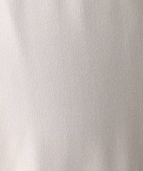 OPAQUE.CLIP（オペークドットクリップ）の「◆ジョーゼット ワイドストレートパンツ（その他パンツ・レディース・グリーン/ライトグレー/ブラック・40/38/42/36）」の4枚目の写真