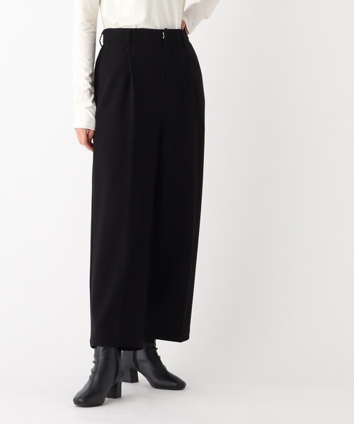 OPAQUE.CLIP（オペークドットクリップ）の「◆ジョーゼット ワイドストレートパンツ（その他パンツ・レディース・グリーン/ライトグレー/ブラック・40/38/42/36）」の13枚目の写真