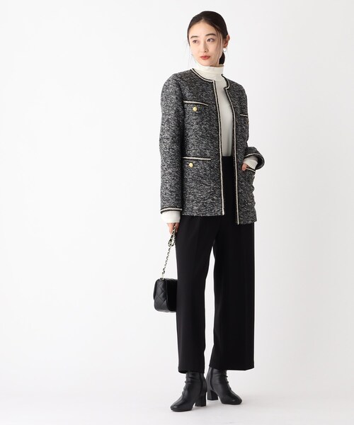 OPAQUE.CLIP（オペークドットクリップ）の「◆ジョーゼット ワイドストレートパンツ（その他パンツ・レディース・グリーン/ライトグレー/ブラック・40/38/42/36）」の22枚目の写真