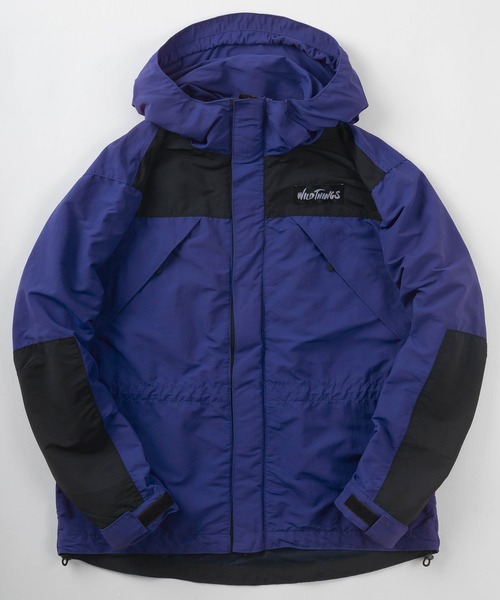 WILD THINGS（ワイルドシングス）の「【WILD THINGS/ワイルドシングス】SUPPLEX CHAMONIX JACKET 2/ シャモニージャケット　2/ マウンテンパーカー/ナイロンブルゾン（マウンテンパーカー・メンズ・ブラック/ブルー/グリーン/ダークオレンジ/ベージュ・L/M/XL）」の4枚目の写真