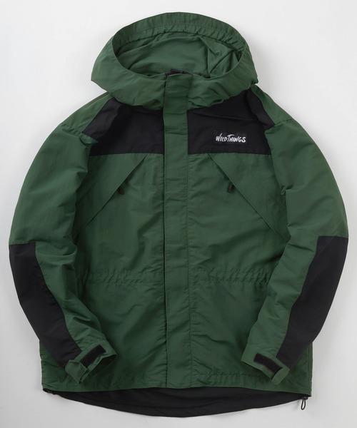 WILD THINGS（ワイルドシングス）の「【WILD THINGS/ワイルドシングス】SUPPLEX CHAMONIX JACKET 2/ シャモニージャケット　2/ マウンテンパーカー/ナイロンブルゾン（マウンテンパーカー・メンズ・ブラック/ブルー/グリーン/ダークオレンジ/ベージュ・L/M/XL）」の3枚目の写真