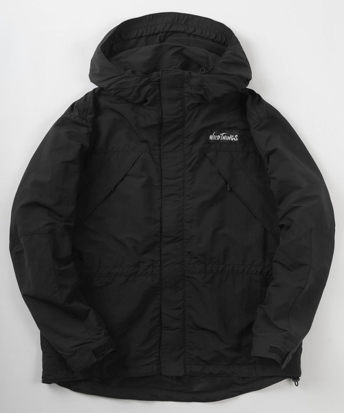 WILD THINGS（ワイルドシングス）の「【WILD THINGS/ワイルドシングス】SUPPLEX CHAMONIX JACKET 2/ シャモニージャケット　2/ マウンテンパーカー/ナイロンブルゾン（マウンテンパーカー・メンズ・ブラック/ブルー/グリーン/ダークオレンジ/ベージュ・L/M/XL）」の2枚目の写真