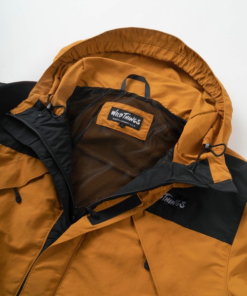 WILD THINGS（ワイルドシングス）の「【WILD THINGS/ワイルドシングス】SUPPLEX CHAMONIX JACKET 2/ シャモニージャケット　2/ マウンテンパーカー/ナイロンブルゾン（マウンテンパーカー・メンズ・ブラック/ブルー/グリーン/ダークオレンジ/ベージュ・L/M/XL）」の8枚目の写真