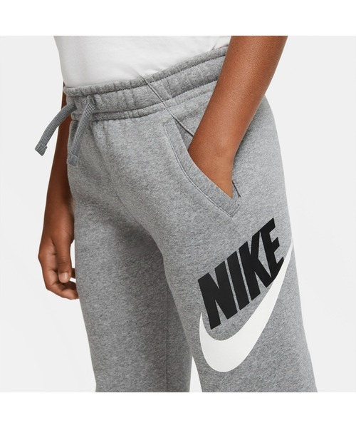 NIKE(ナイキ)の「ナイキ NIKE ナイキ YTH NSW クラブ + ハイブリッド パンツ(スウェットパンツ・キッズ・ブラック/グレー・160cm/140cm/130cm/150cm)」の5枚目の写真
