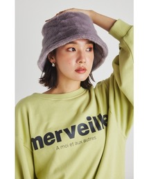 フェイクファーレディーバケットハット