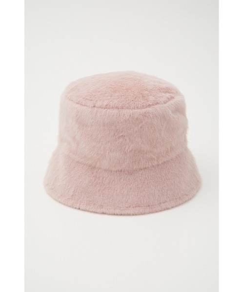 rienda(リエンダ)の「フェイクファーレディーバケットハット(ハット・レディース・アイボリー/ブラック/グレー/ピンク・FREE)」の4枚目の写真