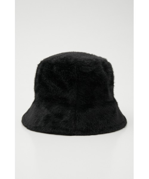 rienda(リエンダ)の「フェイクファーレディーバケットハット(ハット・レディース・アイボリー/ブラック/グレー/ピンク・FREE)」の3枚目の写真