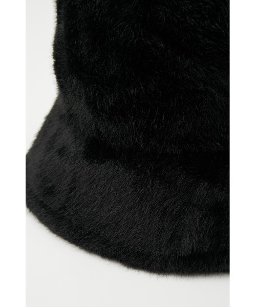 rienda(リエンダ)の「フェイクファーレディーバケットハット(ハット・レディース・アイボリー/ブラック/グレー/ピンク・FREE)」の6枚目の写真