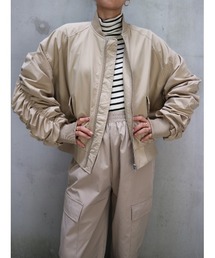 TRUNC | Gathered Sleeves Big Blouson(ブルゾン)
