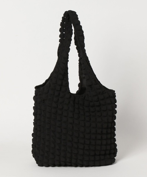 LOWRYS FARM（ローリーズファーム）の「ポコポコトート　174444（ショルダーバッグ・レディース・アイボリー/ブラック/グリーン/チェック/ブルー・FREE）」の12枚目の写真