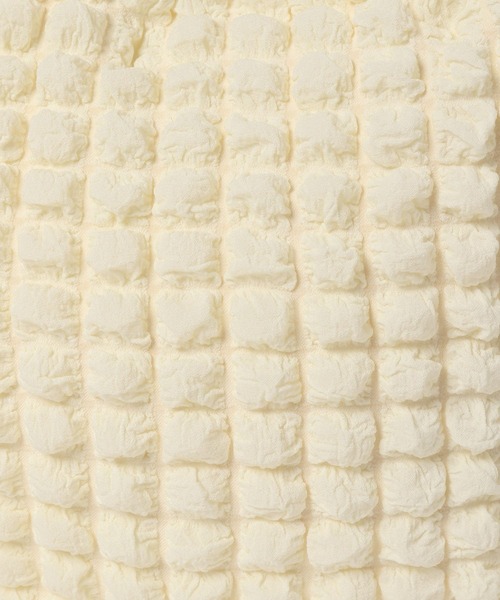 LOWRYS FARM（ローリーズファーム）の「ポコポコトート　174444（ショルダーバッグ・レディース・アイボリー/ブラック/グリーン/チェック/ブルー・FREE）」の11枚目の写真