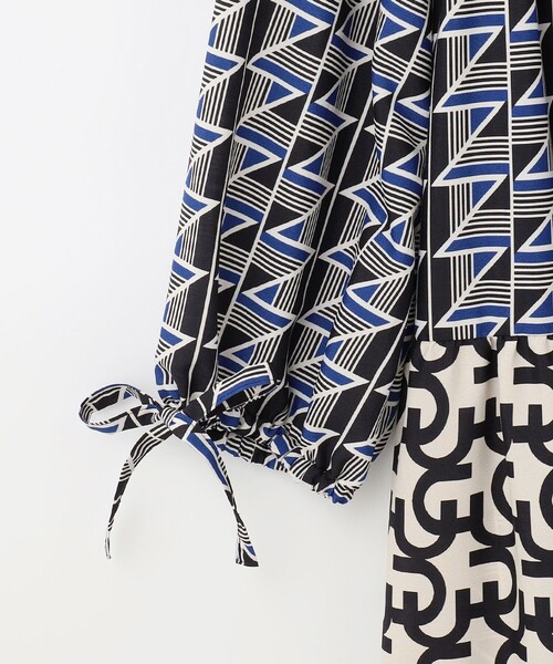 GRACE CLASS(グレースクラス)の「キカコンビマキシワンピース(ワンピース・レディース・ブラック/ブルー・36)」の21枚目の写真