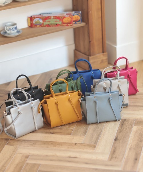 DONOBAN（ドノバン）の「マイクロショルダー（ショルダーバッグ・レディース・ライトグレー/グリーン/マスタード/モカ/ブラック/ライトブルー/シルバー/ブルー/ローズ・F）」の14枚目の写真