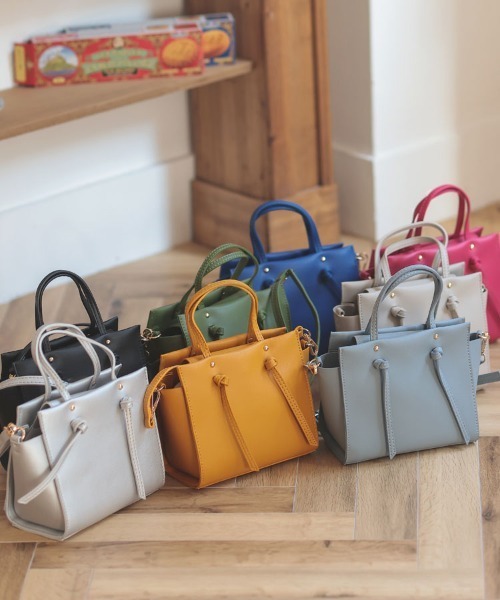 DONOBAN（ドノバン）の「マイクロショルダー（ショルダーバッグ・レディース・ライトグレー/グリーン/マスタード/モカ/ブラック/ライトブルー/シルバー/ブルー/ローズ・F）」の10枚目の写真