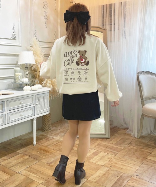 apres jour（アプレジュール）の「【５周年記念アイテム】アプレカフェスウェット【ZOZOTOWN限定アイテム】（スウェット・レディース・アイボリー/ライトピンク/スモークピンク/モカ・X-LARGE/フリー）」の12枚目の写真