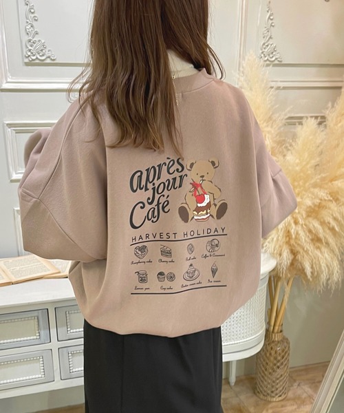apres jour（アプレジュール）の「【５周年記念アイテム】アプレカフェスウェット【ZOZOTOWN限定アイテム】（スウェット・レディース・アイボリー/ライトピンク/スモークピンク/モカ・X-LARGE/フリー）」の18枚目の写真