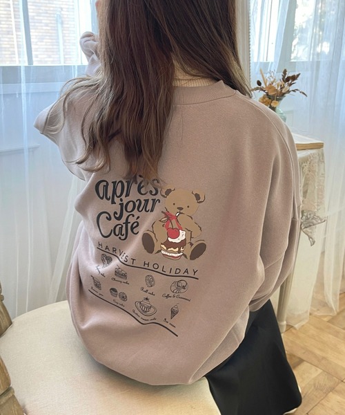 apres jour（アプレジュール）の「【５周年記念アイテム】アプレカフェスウェット【ZOZOTOWN限定アイテム】（スウェット・レディース・アイボリー/ライトピンク/スモークピンク/モカ・X-LARGE/フリー）」の19枚目の写真