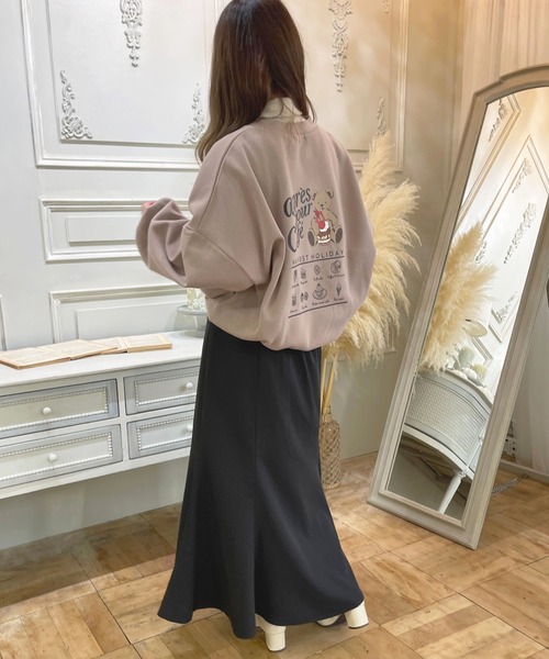 apres jour（アプレジュール）の「【５周年記念アイテム】アプレカフェスウェット【ZOZOTOWN限定アイテム】（スウェット・レディース・アイボリー/ライトピンク/スモークピンク/モカ・X-LARGE/フリー）」の21枚目の写真